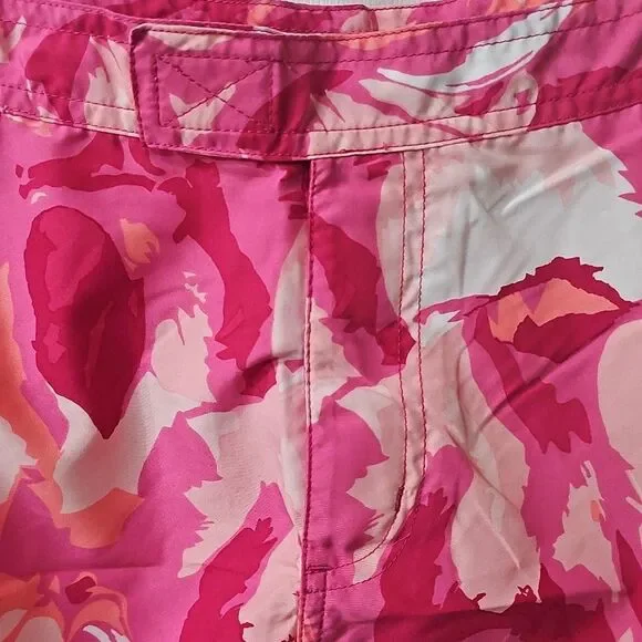 Mossimo Pink Camo Board Shorts Women's Medium Vintage Y2K Swim Trunks M - Picture 2 of 5